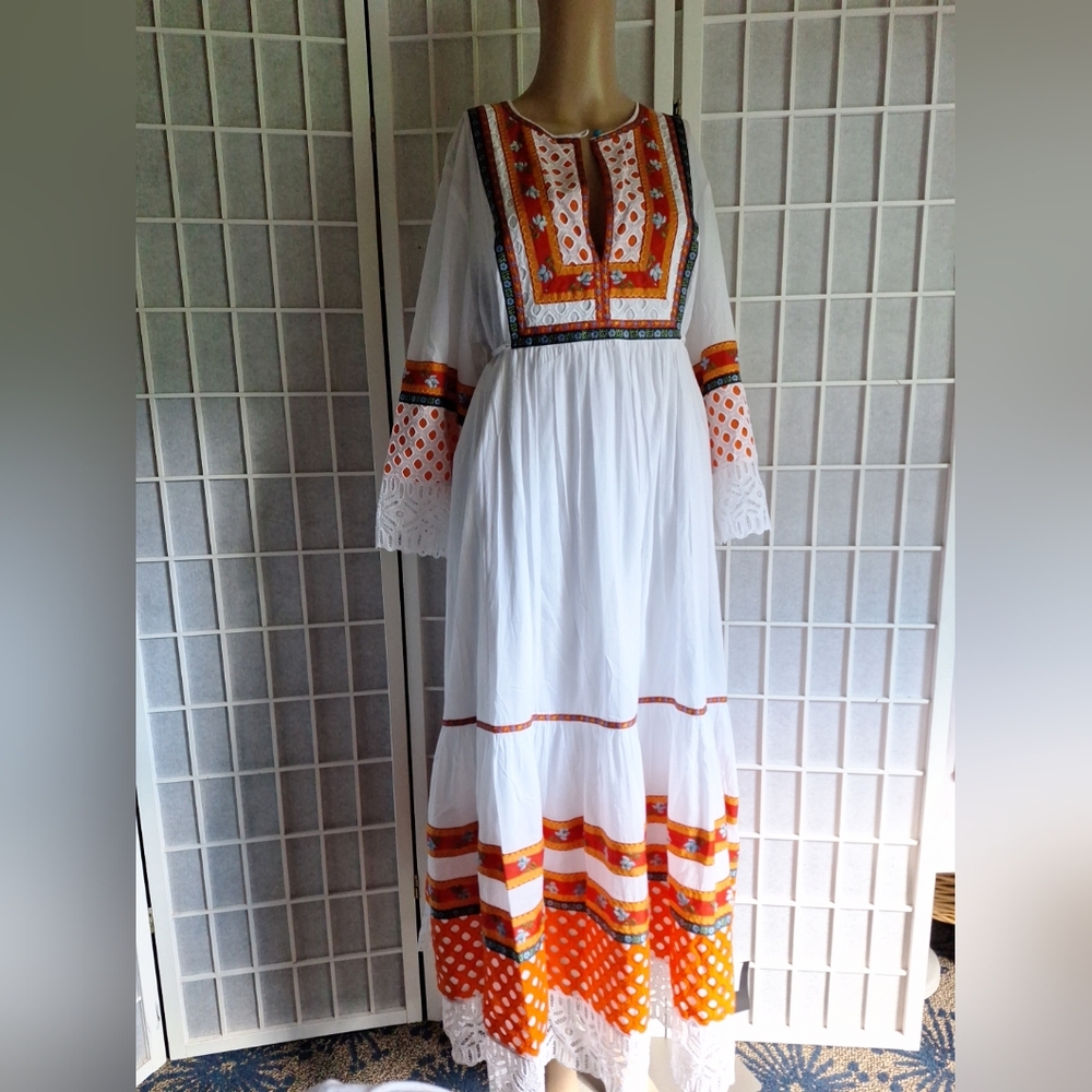 Tory Burch annalise peasant dress size 14